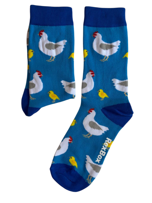 Höns och kycklingar på fötterna – kluckande mys i varje steg! 🐔🐥👣